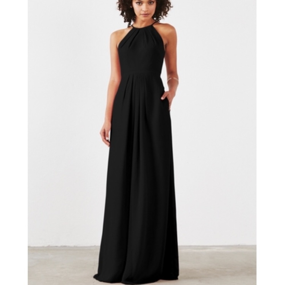 Weddington Way Isabelle Black Floor length Gown 4
